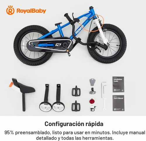 Vista 7 de RoyalBaby Freestyle Kids Bike Dual Handbrakes Ages 3-10 Years