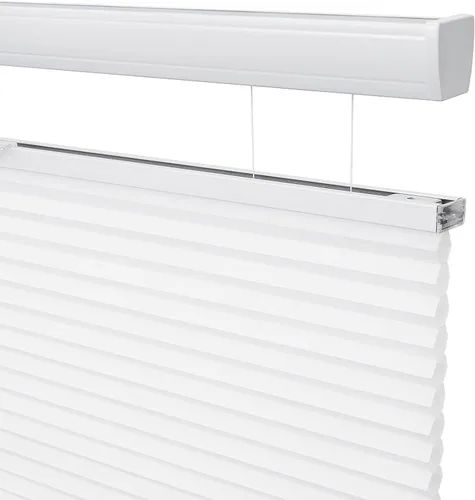 Vista 8 de Persianas celulares opacas con diseño de panal de abeja, persianas inalámbricas para ventanas de oscurecimiento de habitación, fácil de instalar