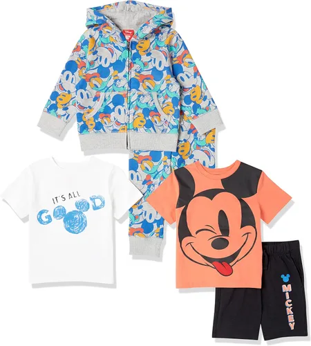 Vista 11 de Amazon Essentials Disney Marvel Star Wars Conjuntos de ropa para niño y niño pequeño (anteriormente Spotted Zebra), paquete de 5