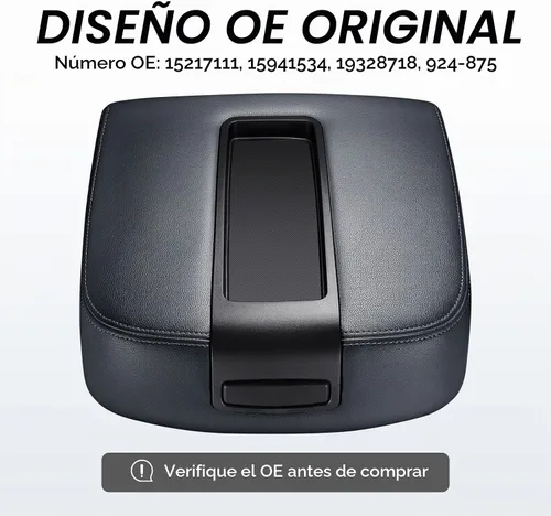 Vista 2 de SPEEDWOW Tapa de reposabrazos de consola central para Chevy Avalanche Silverado Tahoe GMC Yukon XL Sierra 2007 2008 2009 2010 2011 2012 2013
