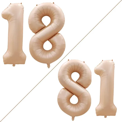 Vista 341 de Goer, conjunto de globos de papel aluminio para decoraciones de cumpleaños, globos de las letras de feliz cumpleaños y de números Oro