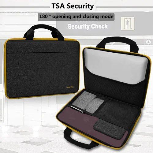 Vista 4 de Hseok - Funda para computadora portátil de 13 a 14 pulgadas, maletín para B01YL01