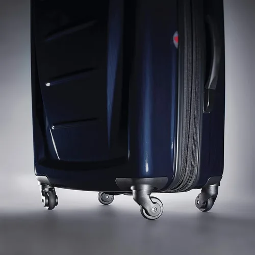 Vista 74 de Samsonite Winfield 2 Equipaje rígido con ruedas giratorias, Azul profundo, Juego de 3 piezas (20/24/28)