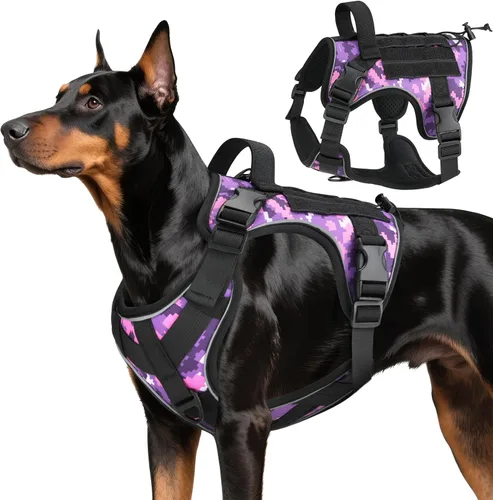 Vista 45 de VavoPaw cinturón de seguridad para perro, arnés de coche con hebilla ajustable para perro, cinturón de seguridad de nailon para mascotas, resistente