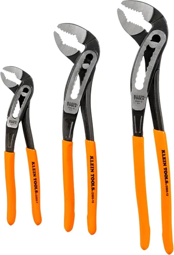 Vista 9 de KLEIN TOOLS D5052KIT Juego de 2 piezas de alicates de bomba clásicos Klaw, alicates de bomba de 7 pulgadas y 10 pulgadas, diseño compacto