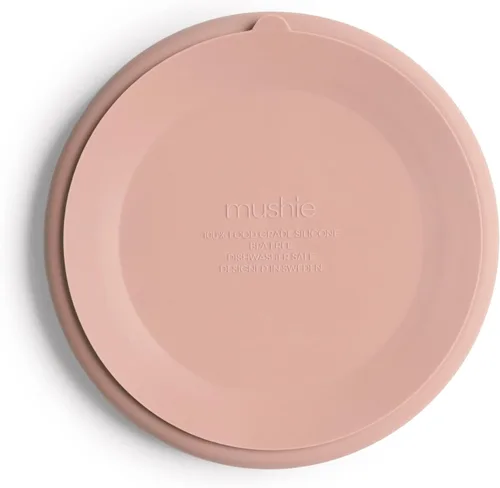 Vista 3 de mushie Placa de succión de silicona Diseño antideslizante sin BPA (rubor)