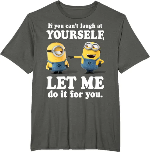 Vista 7 de Camiseta gráfica de Minions de Mi villano favorito: Ríete de ti mismo Negro