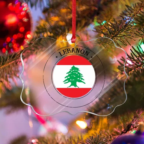Vista 12 de Adorno de silueta de bandera de Islandia para decoración del árbol de Navidad, bandera nacional, recuerdo divertido de Navidad, decoración colgante