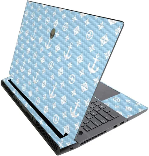 Vista 643 de MightySkins - Skin brillante con purpurina para Alienware M17 R3 (2020) y M17 R4 (2021) - Diversión de los años 90 Acabado duradero con purpurina