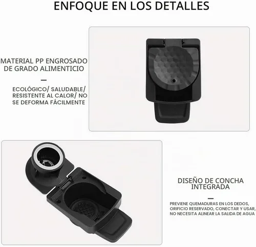 Vista 7 de Convertidor para máquina Dolce Gusto para preparar cápsulas de café Nespre**so, adaptador de Dolce Gusto a Nespre**so Compatible con: Dolce Gusto