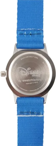 Vista 3 de Disney Mickey Mouse - Reloj analógico de cuarzo para niños, acero inoxidable, Azul Patchwork, NO SIZE, Relojes para niños