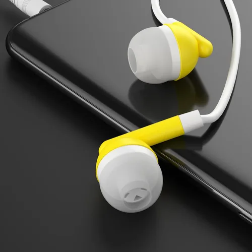 Vista 4 de Maeline Auriculares a granel con micrófono, auriculares intrauditivos con aislamiento de ruido para aula, biblioteca, viajes, auriculares con cable