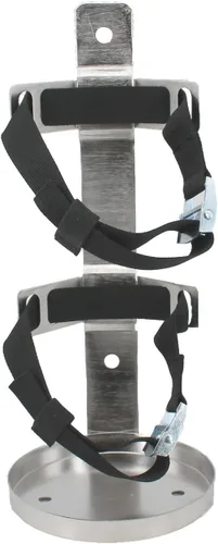 Vista 3 de Soporte de metal para extintor de incendios, resistente, acero inoxidable 304, compatible con extintores de incendios de 5 libras