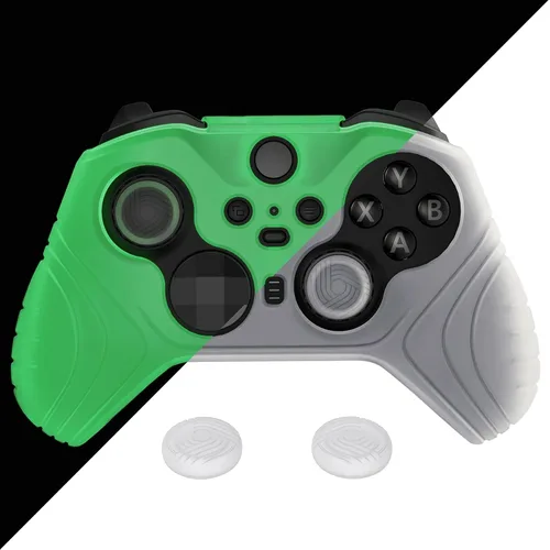 Vista 21 de PlayVital Samurai Edition Anti Slip Silicone Case Cover for Xbox Elite Wireless Controller Series 2 Core, Ergonomic Soft Rubber Skin Protector for