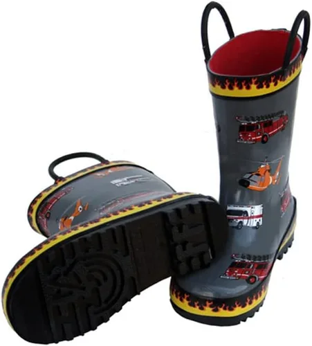 Vista 2 de Foxfire - Botas de lluvia de goma para niños