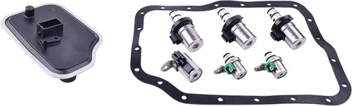 Vista 7 de Kit de servicio de filtro de solenoide de cambio de transmisión 4F27E Compatible con Ford Focus Transit Connect Compatible con Mazda Protege