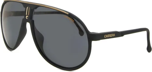 Vista 2 de Carrera Gafas de sol unisex estilo Champion/N Pilot, negro mate/gris, 2.441 in, 0.472 in