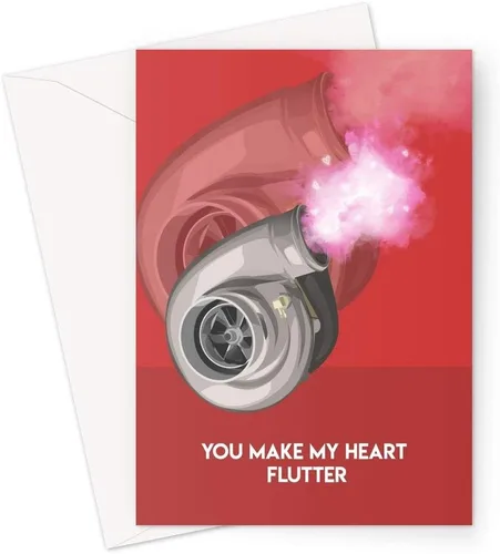Vista 3 de Tarjetas de felicitación de amor tarjetas de cumpleaños automotriz Gear Head Tuner Racing Petrol (V1) (BWAAHSTUTUTUTU Tarjeta de felicitación)