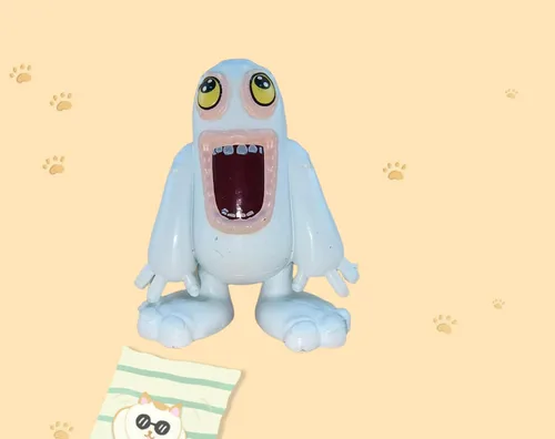 Vista 6 de Juguetes de monstruos cantantes, mini figura de acción, Wubbox Noggin Toe Jammer Lindo regalo de cumpleaños para niños y niñas de 6 años en adelante