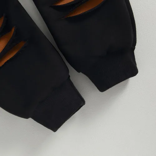 Vista 6 de Endorothii Conjunto de sudadera con capucha y pantalones de manga larga para bebé niño y niño, 2 piezas, ropa de otoño