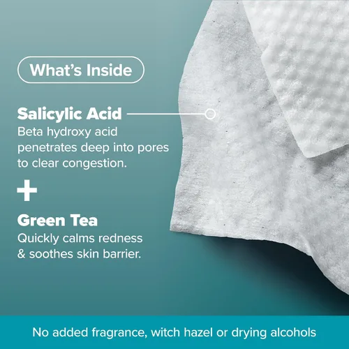 Vista 5 de Paula's Choice Skin Perfecting - Almohadillas de tóner BHA al 2%, exfoliante líquido de 10 unidades y 2% BHA, exfoliante facial de ácido salicílico