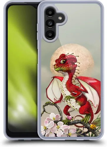 Vista 13 de Head Case Designs Officially Licensed Stanley Morrison Bat Winged Cat Vs Red Dragons 3 Gel Case [Military Grade Protection] Compatible with Samsung