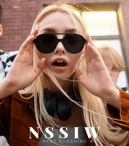 Vista 2 de NSSIW Lentes de sol estilo aviador retro para mujeres y hombres, polarizados vintage de los años 70 con protección UV