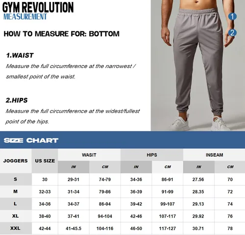 Vista 3 de Pantalones deportivos de entrenamiento para hombre de secado rápido pantalones deportivos para correr pantalones de entrenamiento cónicos