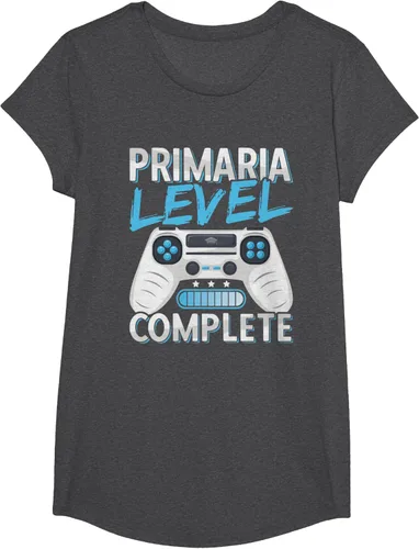 Vista 42 de Camiseta completa de diploma de escuela primaria de graduación, Negro