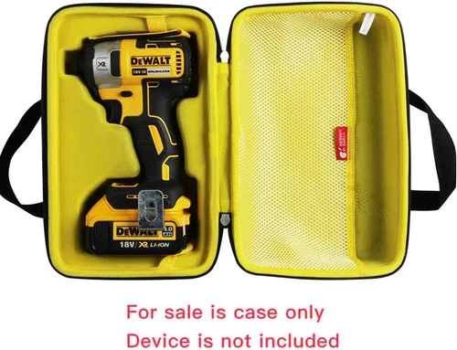 Vista 2 de Hermitshell Funda de viaje para destornillador de impacto DEWALT DCF887B / DCF888B / DCF845B / DCF860B 20V MAX XR