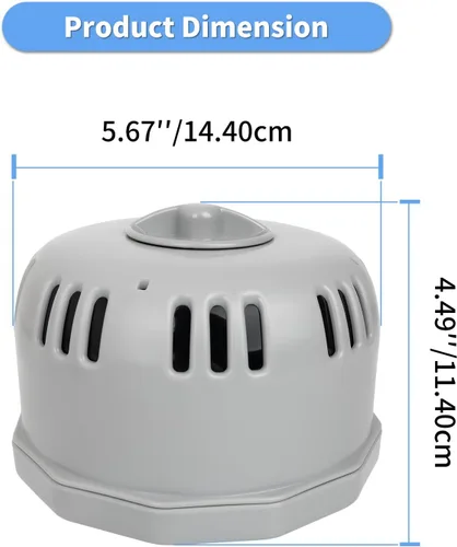 Vista 2 de Pieza de repuesto para bañera de hidromasaje P05343, soporte para cartucho de filtro P6653 compatible con Best Way Cole man SaluSpa, soporte