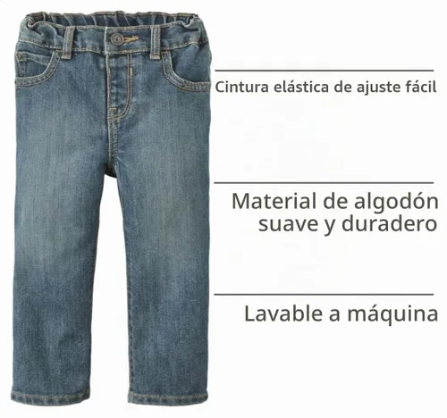 Vista 4 de The Children's Place Baby Boys' and Toddler Bootcut Jeans marea de alberca