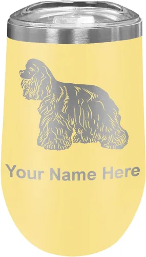 Vista 36 de LaserGram Vaso de vino de acero inoxidable de doble pared, grabado personalizado incluido (negro)