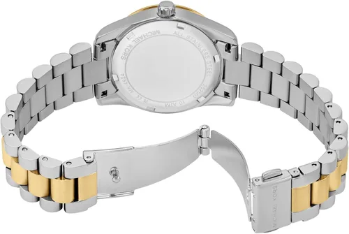 Vista 4 de Michael Kors Lexington Lux - Reloj multifunción de acero inoxidable de dos tonos para mujer