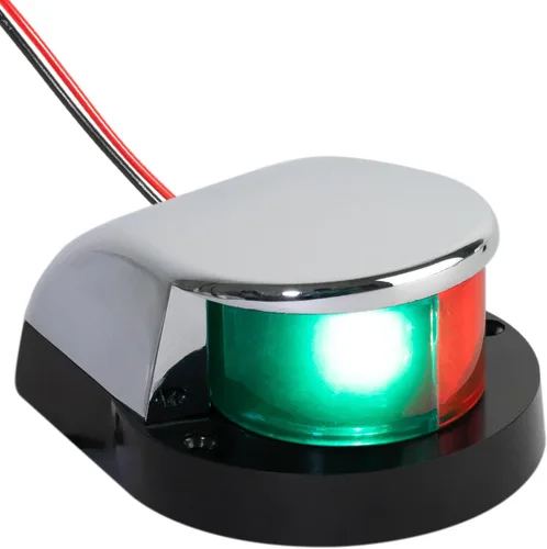 Vista 10 de Five Oceans Kit de luces LED de anclaje y navegación bicolor para barcos 12V DC, USCG Reglas 2NM, para pontón, barcos de pesca, botes de bajo