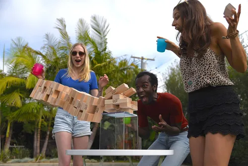 Vista 4 de Juego de madera Jenga, Gigante