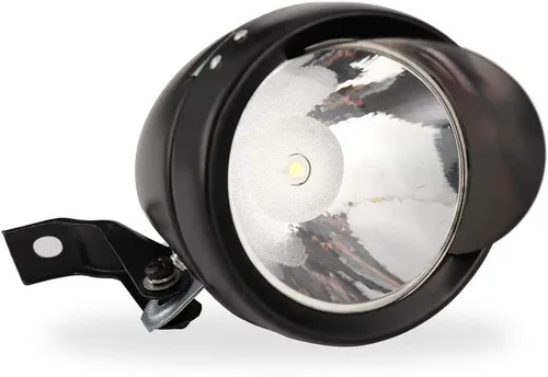 Vista 6 de Luz vintage para bicicleta, caja de metal clásica, faro delantero brillante para bicicleta nocturna, seguridad retro, suministros de bicicleta
