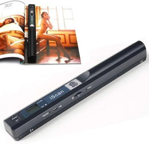 Vista 5 de VuPoint Solutions ST415 Handheld Magic Wand Portable Scanner Kit for Document and Image - OCR Software, JPG/PDF, 900DPI, Color/Mono
