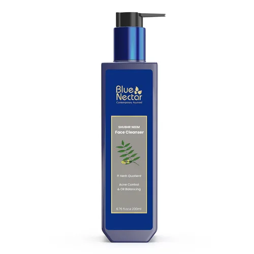 Vista 9 de Blue Nectar Jabón facial con vitamina C para mujeres y hombres, lavado facial antiacné con neem y miel (11 hierbas, 3.38 onzas líquidas)