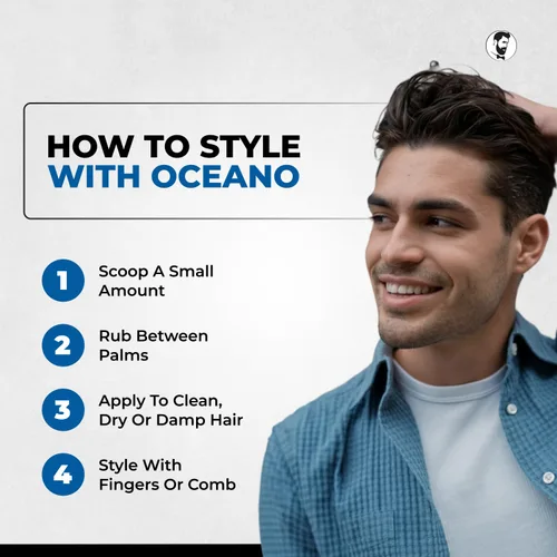 Vista 7 de Gentlemen Republic Oceano Gel para el cabello para hombre, 16 onzas, gel de peinado de alto brillo y fuerte sujeción táctil para cabello, fórmula
