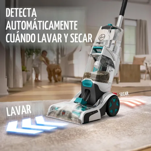 Vista 2 de [Usado] Hoover Smartwash - Limpiador automático de alfombras, FH52000, turquesa