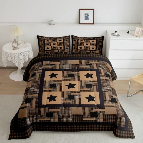 Vista 38 de Feelyou Juego de edredón de animales de la selva para todas las estaciones, juego de ropa de cama con 1 funda de almohada de microfibra de elefante