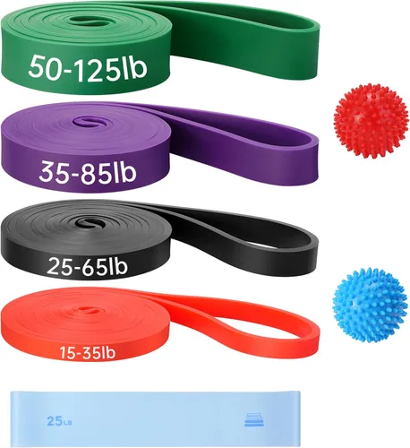 Vista 9 de Resistance Bands for Working Out, Workout Bands, Training Bands Set, Pull Up Exercise Bands for Home Workouts, Full Body Training, Physical Therapy