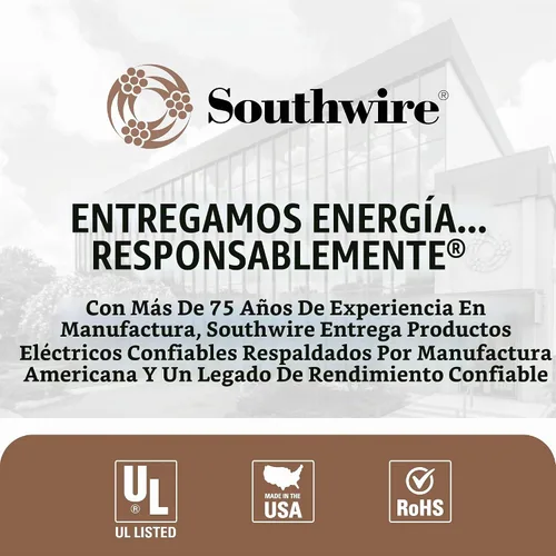 Vista 7 de Southwire Romex marca Simpull cable sólido para interior 12/2 con tierra NMB, bobina de 15 pies - SW# 28828226