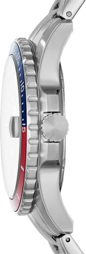 Vista 5 de Fossil - Reloj de cuarzo y acero inoxidable casual FB-01 inspirado en el buceo para hombre