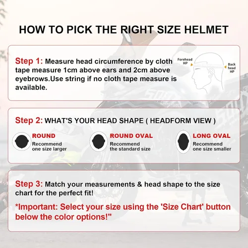 Vista 8 de TRIANGLE Casco de motocicleta para niños, casco de cara completa ligero con 2 viseras aprobado por DOT