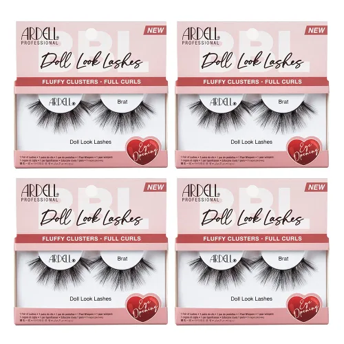 Vista 9 de Ardell Bambi - Pestañas postizas con aspecto de muñeca, ligeras, dramáticas de volumen y longitud para efecto de ojos grandes, 1 par