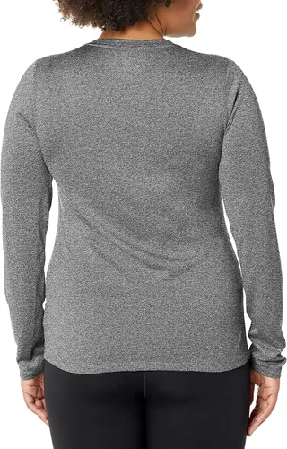 Vista 2 de Hanes Camiseta Sport Cool Dri Performance para mujer, manga corta o larga