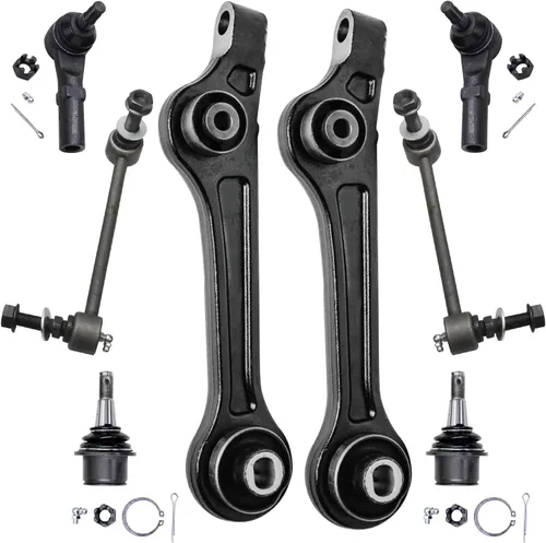 Vista 129 de Detroit Axle - Kit de brazos de control de extremo de 8 piezas para Toyota 2001-2003 Highlander 2002-2003 Camry Lexus ES300, 2 conjuntos de brazos