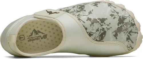 Vista 2 de NORTIV 8 Zapatos de agua de secado rápido para hombre y mujer, para deportes al aire libre, aguamarina, playa, piscina, natación, surf, Beige